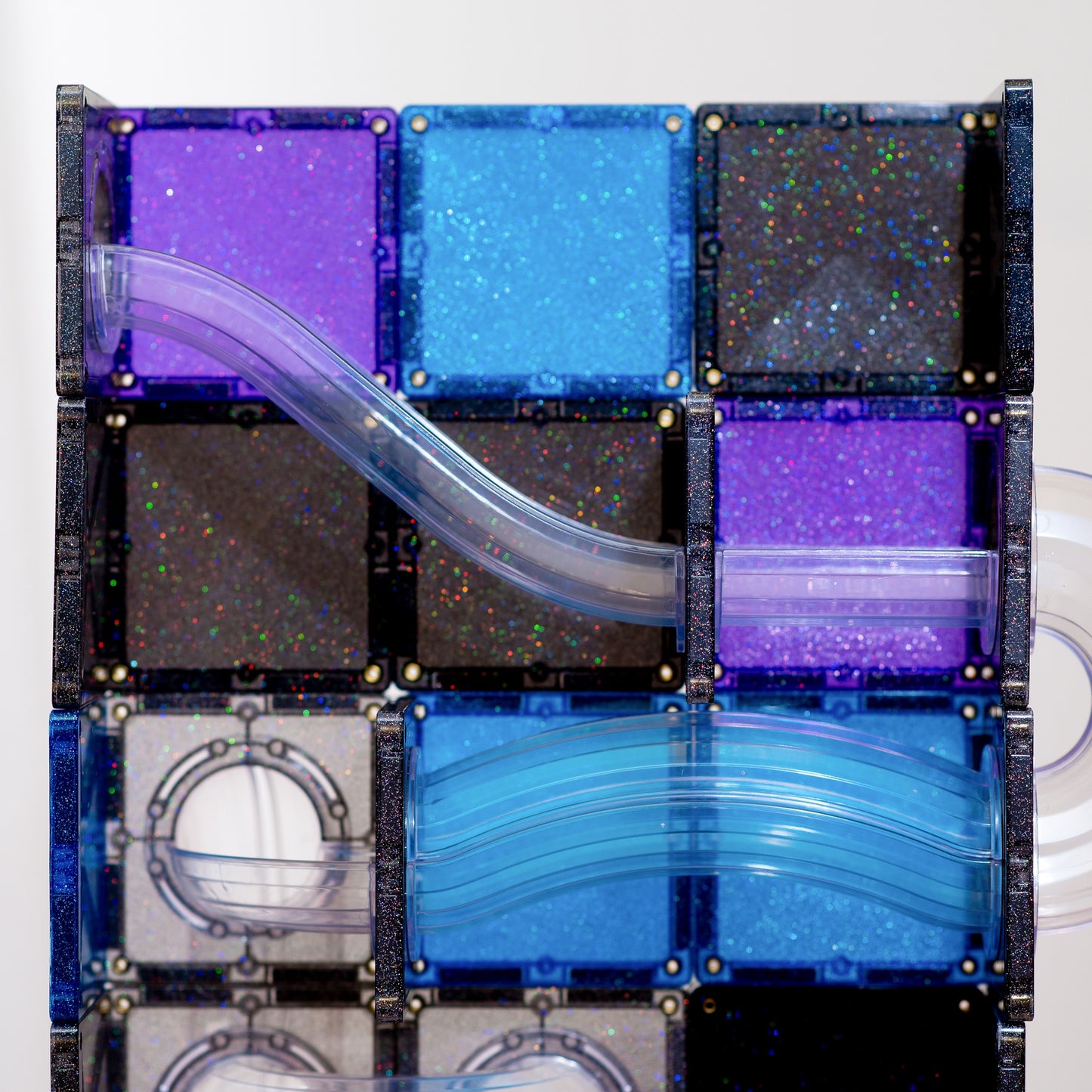 COMING SOON - Connetix Magnetic Tiles - Ball Run Galaxy Pack 61 pc