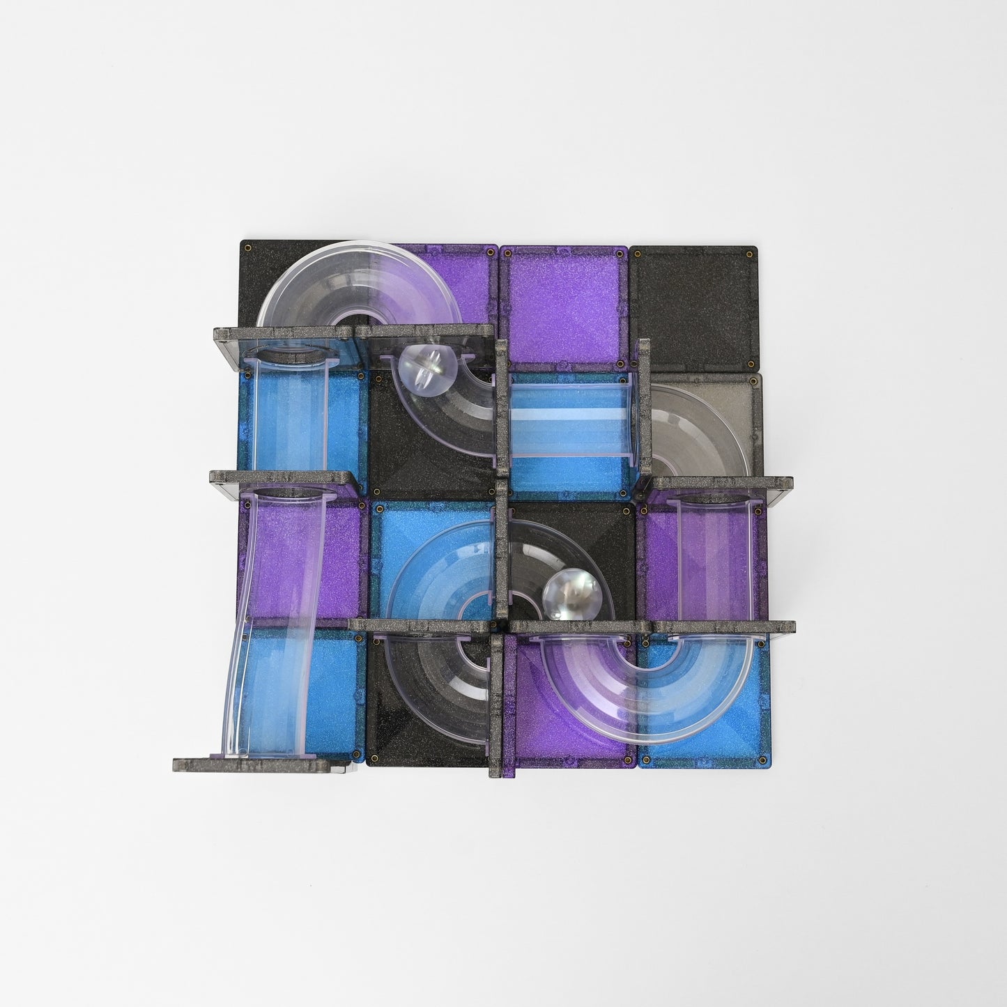 COMING SOON - Connetix Magnetic Tiles - Ball Run Galaxy Pack 61 pc