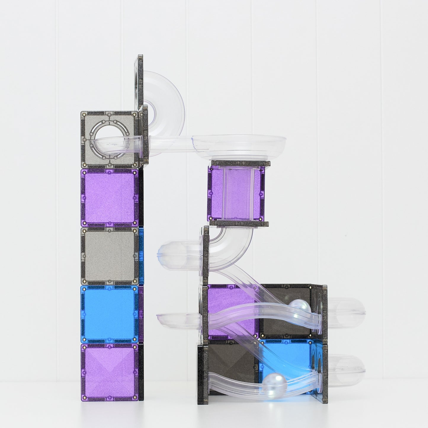 COMING SOON - Connetix Magnetic Tiles - Ball Run Galaxy Pack 61 pc
