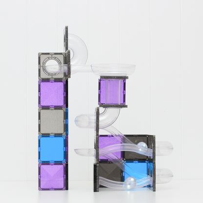 COMING SOON - Connetix Magnetic Tiles - Ball Run Galaxy Pack 61 pc