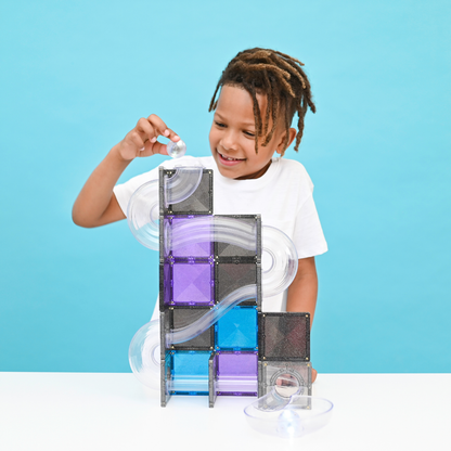 COMING SOON - Connetix Magnetic Tiles - Ball Run Galaxy Pack 61 pc
