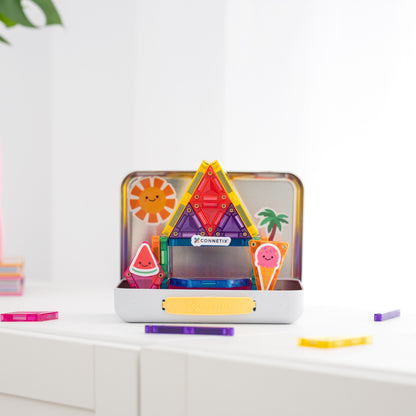 COMING SOON - Connetix Magnetic Tiles - 32 pc Mini Travel Pack