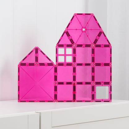 Connetix Magnetic Tiles - 20pc Charity Pack - Pink - NEW!!!