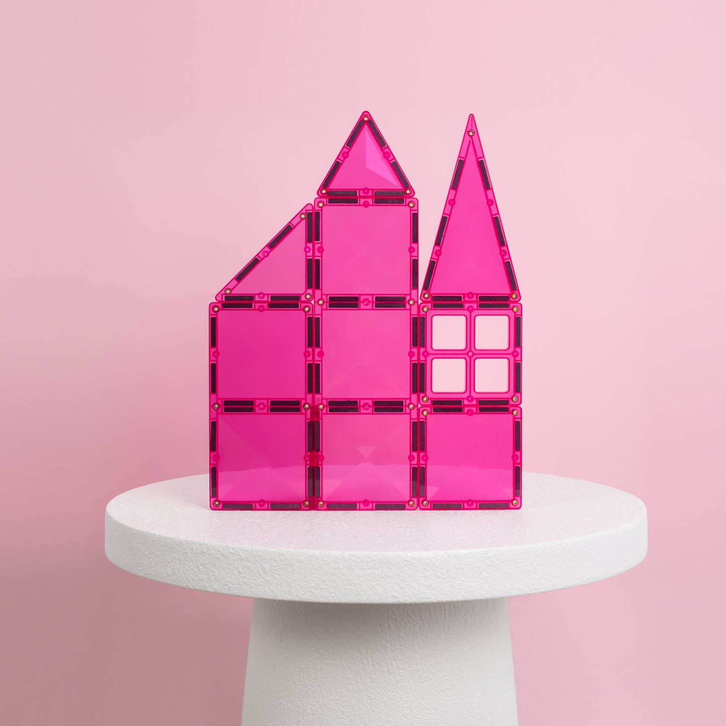 Connetix Magnetic Tiles - 20pc Charity Pack - Pink - NEW!!!