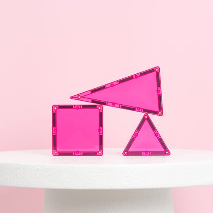 Connetix Magnetic Tiles - 20pc Charity Pack - Pink - NEW!!!