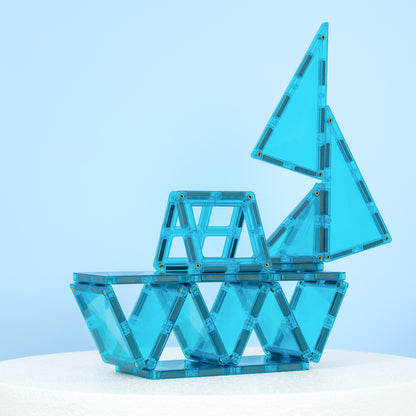 Connetix Magnetic Tiles - 20pc Charity Pack - Teal - NEW!!!