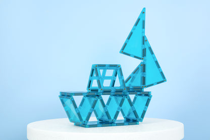 Connetix Magnetic Tiles - 20pc Charity Pack - Teal - NEW!!!