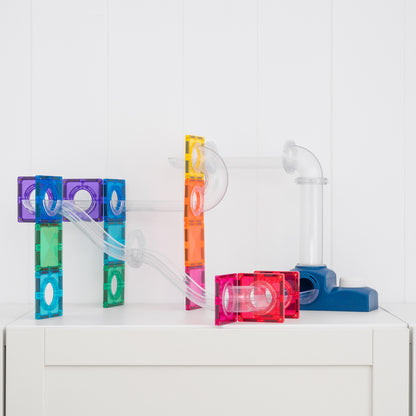 Connetix Magnetic Tiles - Ball Run Launcher Pack 47 pc