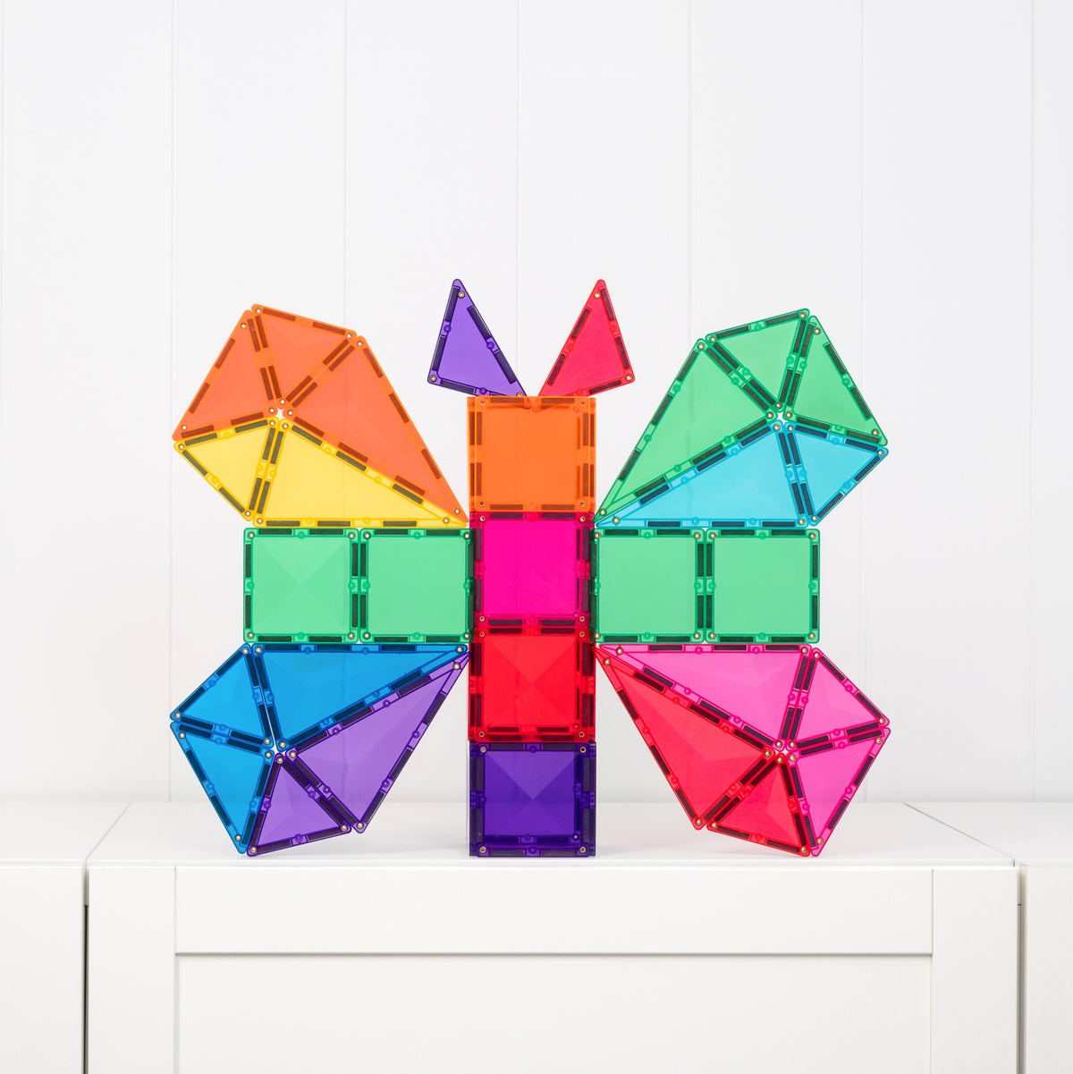 Magnetic Tiles - 60 pc Bright Starter Pack - REFRESHED