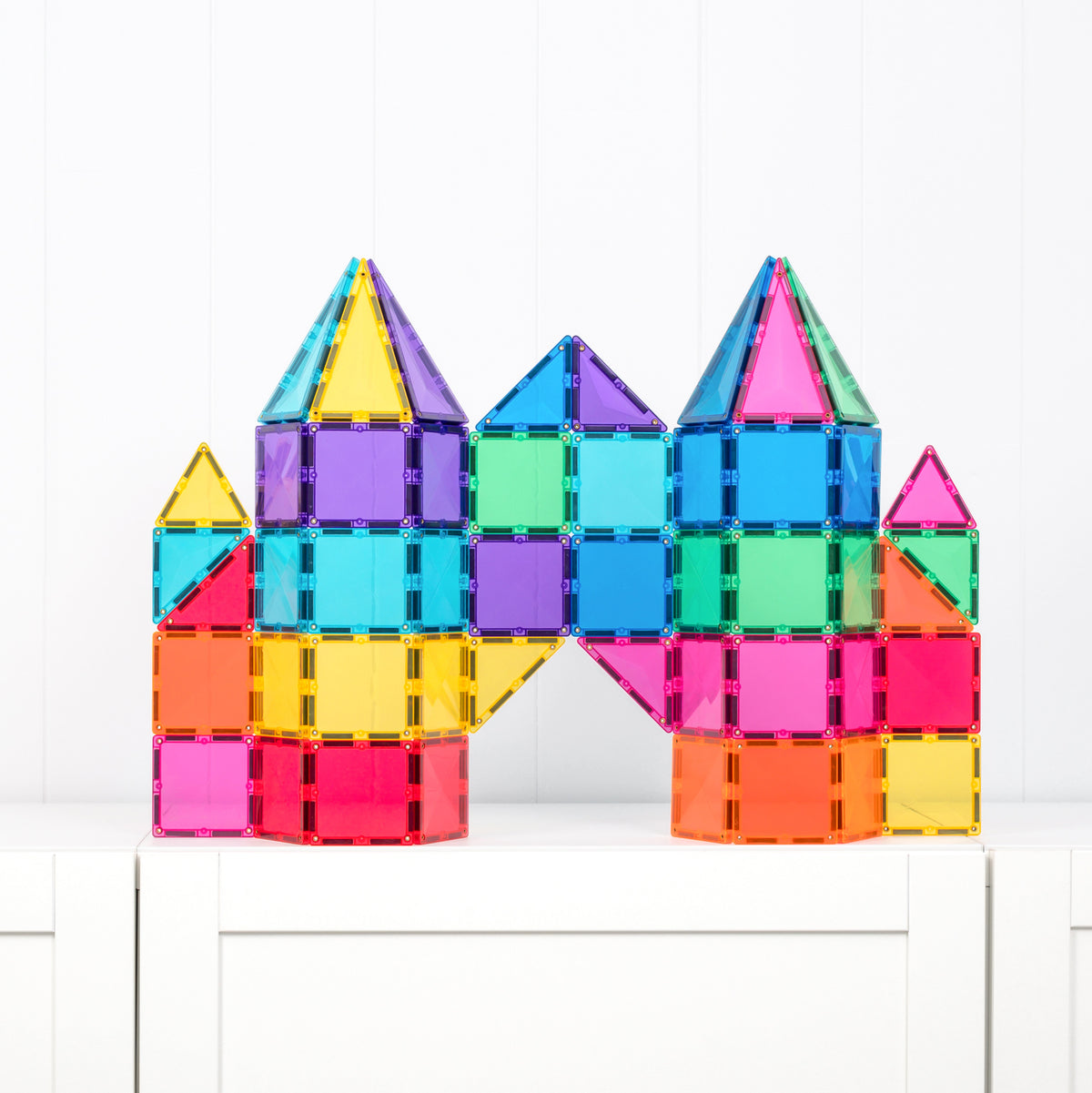 Magnetic Tiles - 60 pc Bright Starter Pack - REFRESHED