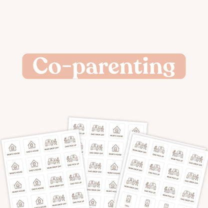 Tile Labels - Co-Parenting Pack