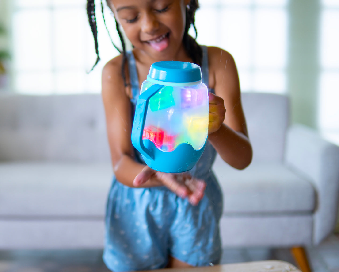 Glo Pal Sensory Play Jar - Blue
