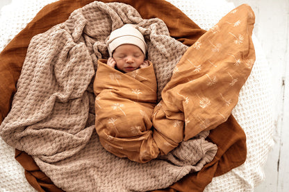 Muslin Wrap - Bronze Palm