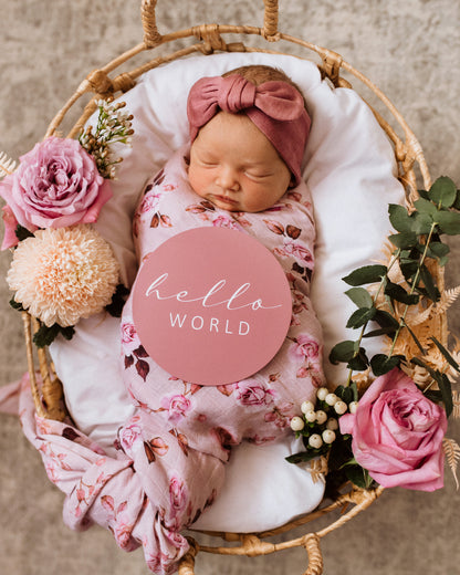 Muslin Wrap - Blossom