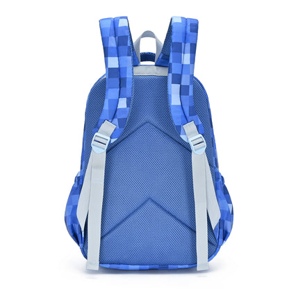 PRE ORDER - Campus School Backpack - Blue Pixel