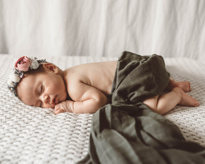 Muslin Wrap - Dusty Olive