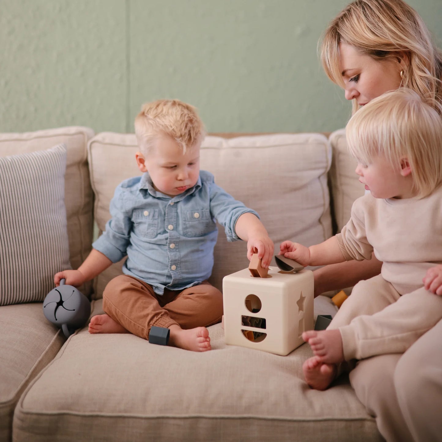 Silicone Snack Cup - Stone