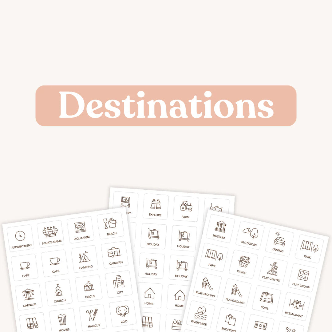 Tile Labels - Destinations