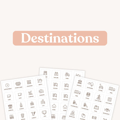 Tile Labels - Destinations