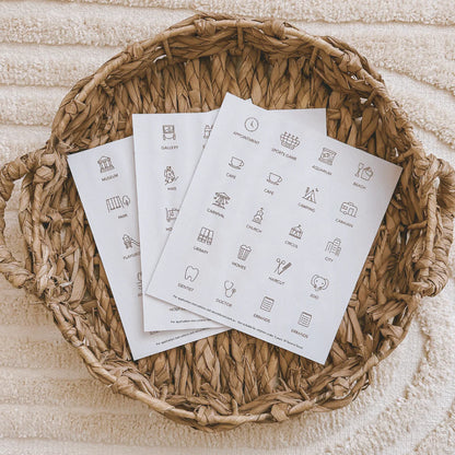 Tile Labels - Destinations