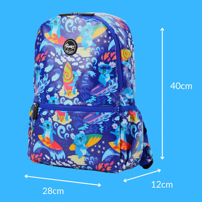 Waterproof Medium Backpack - Surf Koala