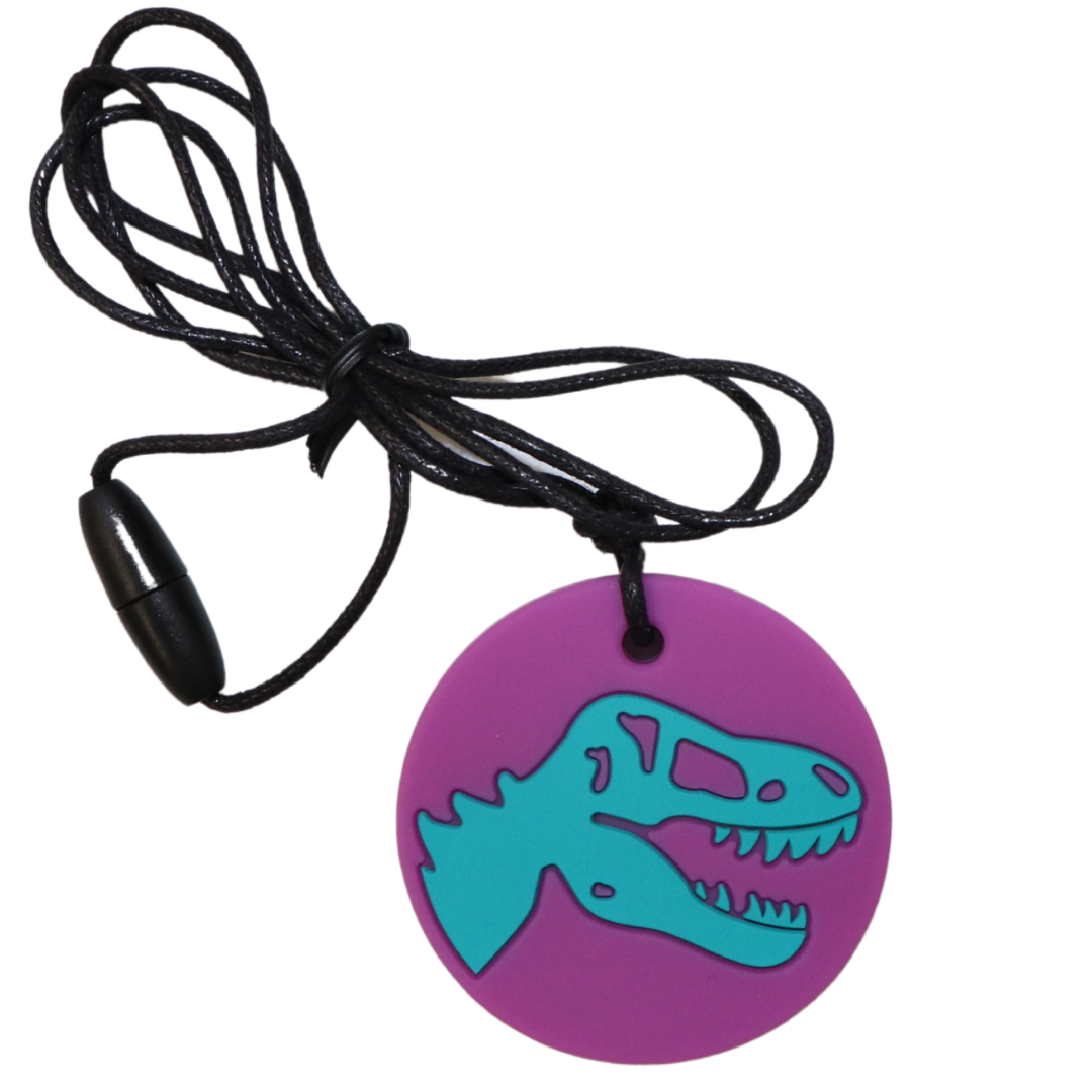 Chew Pendant - Dino Pendant - Multi colours