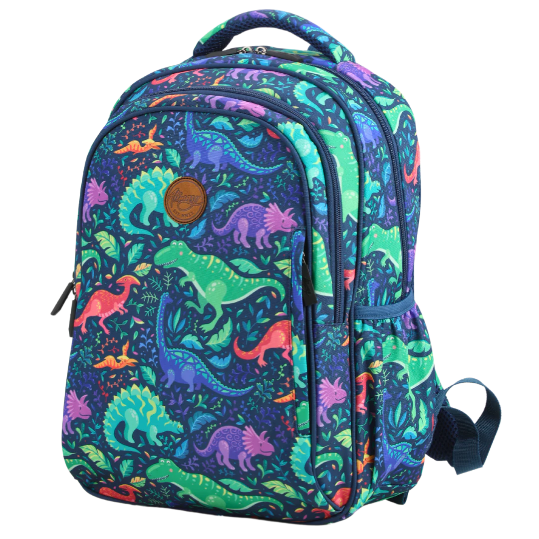 Midsize Kids Backpack - Dinosaurs