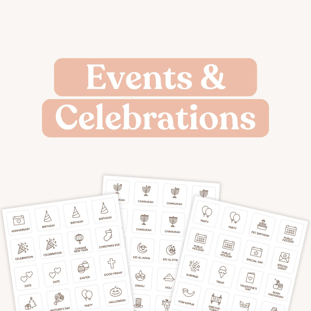 Tile Labels - Events and Celebrations