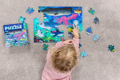 Foil Puzzle 60 pc - Shimmering Shark