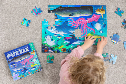 Foil Puzzle 60 pc - Shimmering Shark