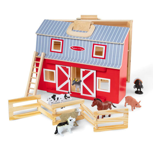 Fold and Go Barn Wooden