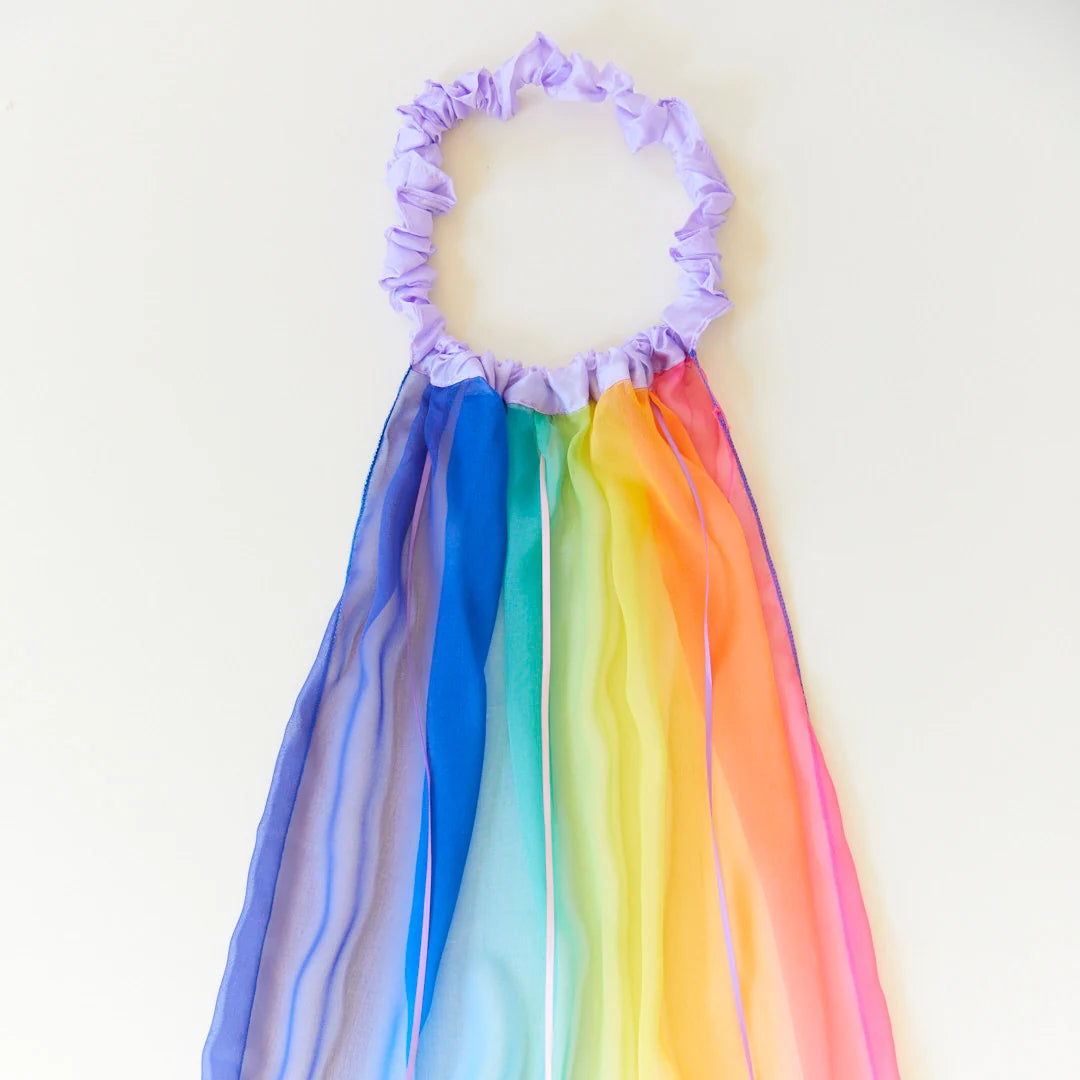 Sarah Silks Veil - Rainbow
