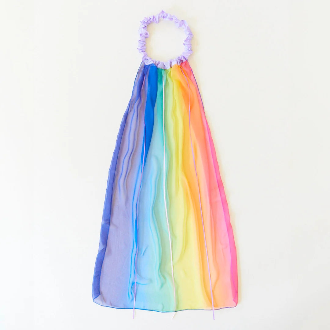Sarah Silks Veil - Rainbow