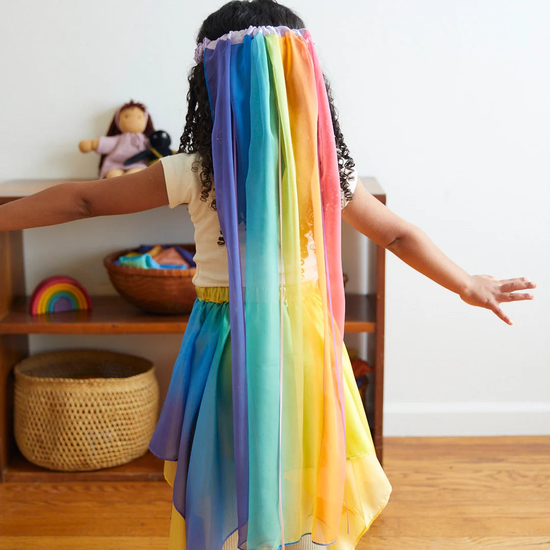 Sarah Silks Veil - Rainbow