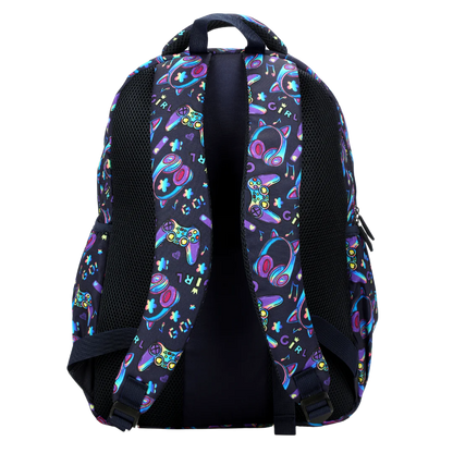 Large School Backpack - Girl Gaming