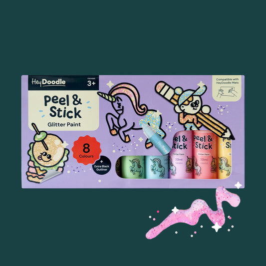 Hey Doodle Peel & Stick Glitter Paint