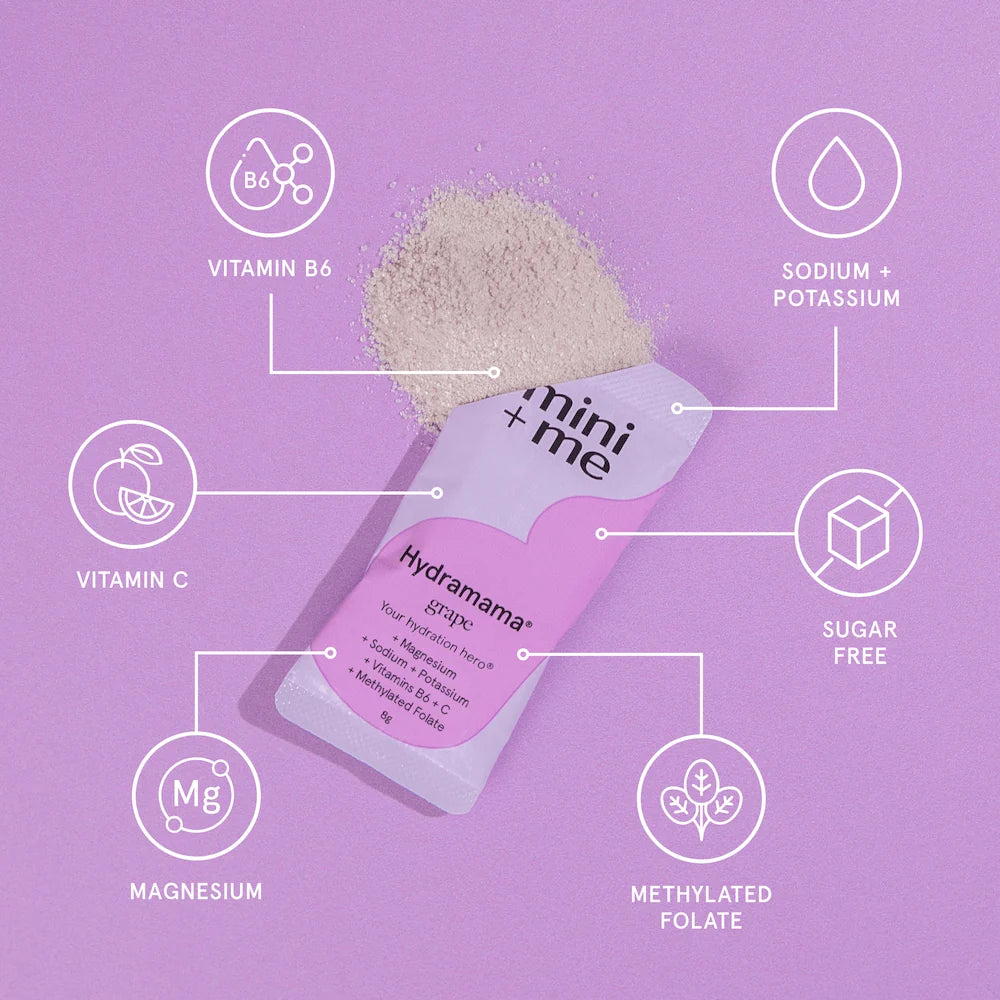 PRE ORDER - Mini + Me Hydramama Drink - Grape