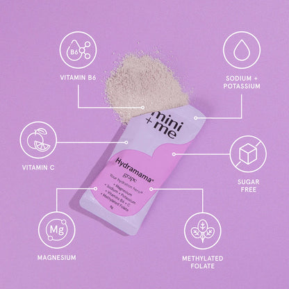 PRE ORDER - Mini + Me Hydramama Drink - Grape