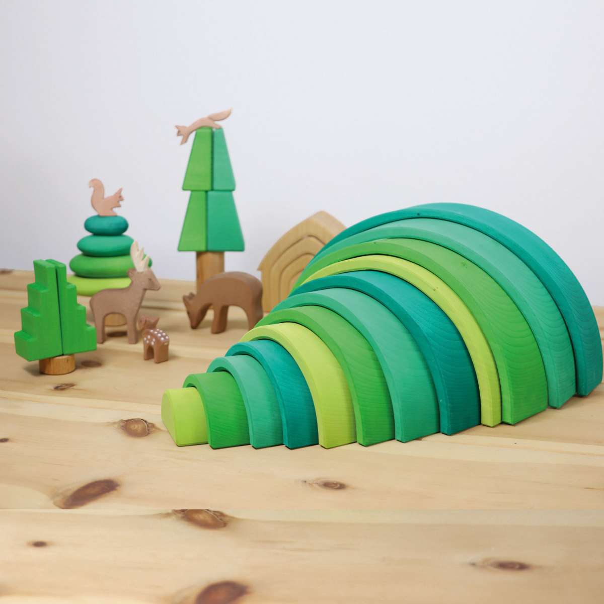Grimm's Large Rainbow - Forest Green