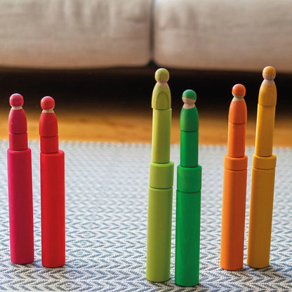 Grimm’s Large Building Rollers - Rainbow