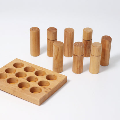 Grimm’s Small Building Rollers - Natural