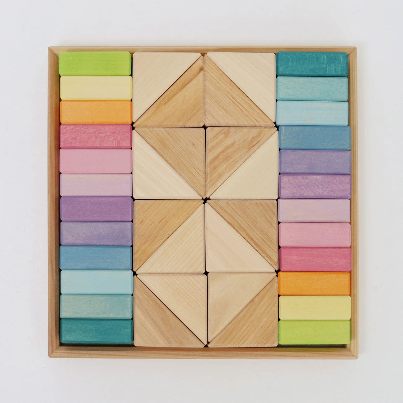 Grimm's Pastel Duo Block Set