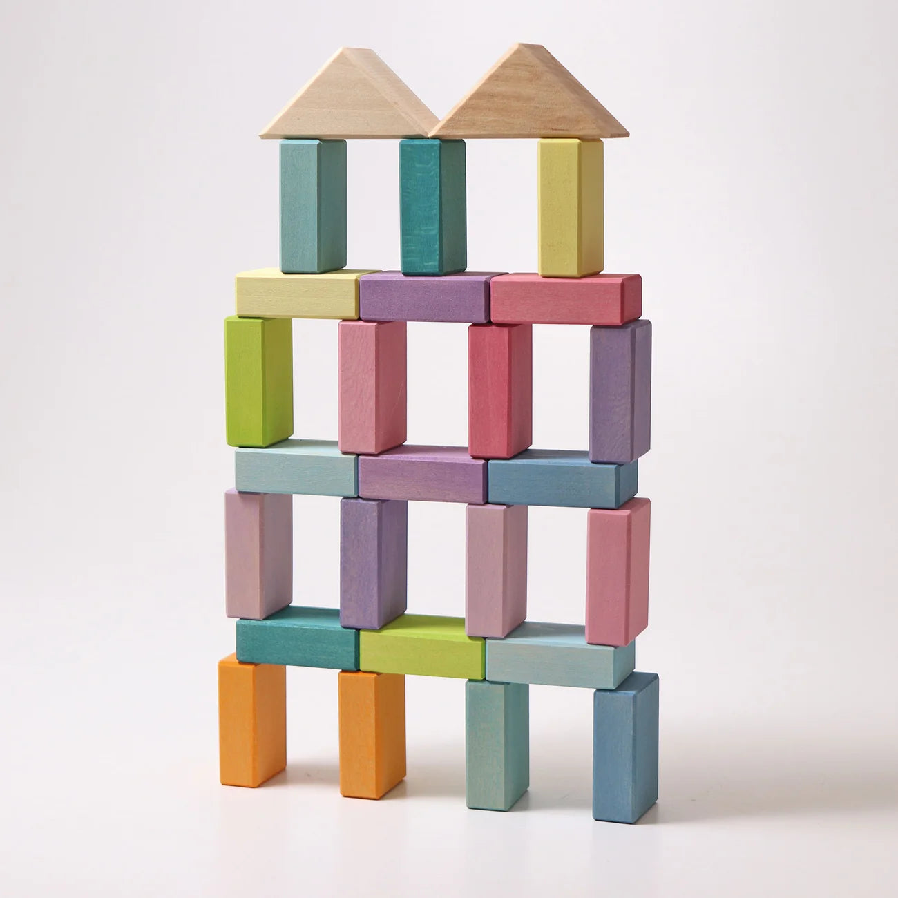 Grimm's Pastel Duo Block Set