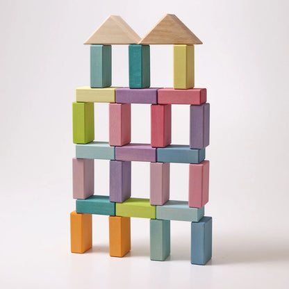 Grimm's Pastel Duo Block Set
