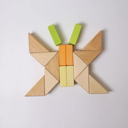 Grimm's Pastel Duo Block Set