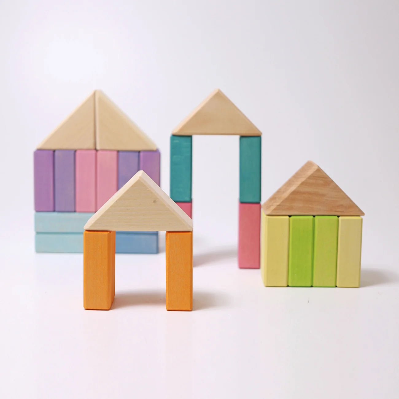 Grimm's Pastel Duo Block Set