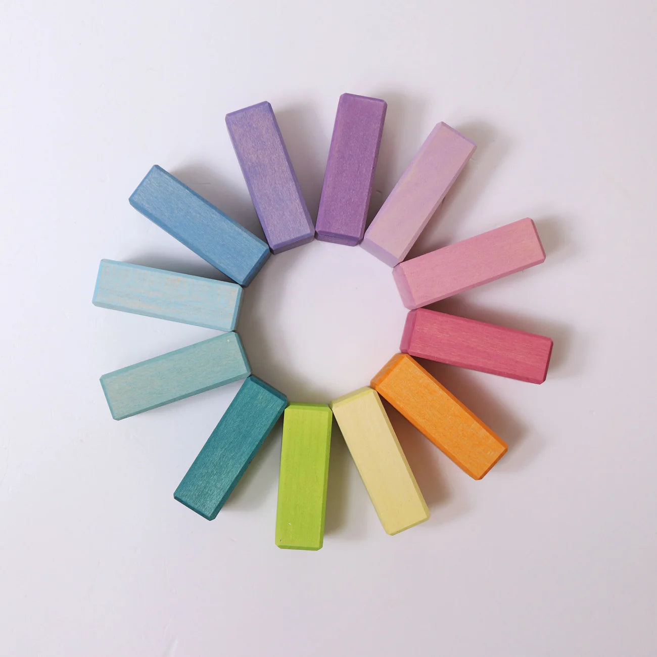 Grimm's Pastel Duo Block Set