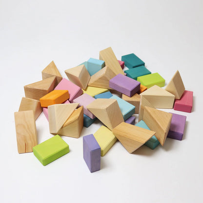 Grimm's Pastel Duo Block Set