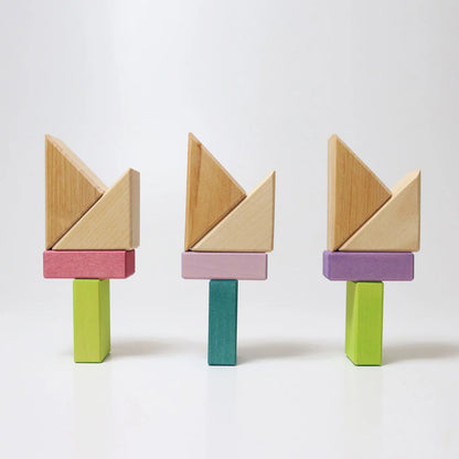 Grimm's Pastel Duo Block Set