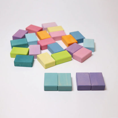 Grimm's Pastel Duo Block Set